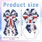 Large Patriotic Wreath Bow – Red, White & Blue Flower Burlap Bow for Front Door, 4th of July, Labor Day, Memorial Day, Independence Day Indoor & Outdoor Decoration